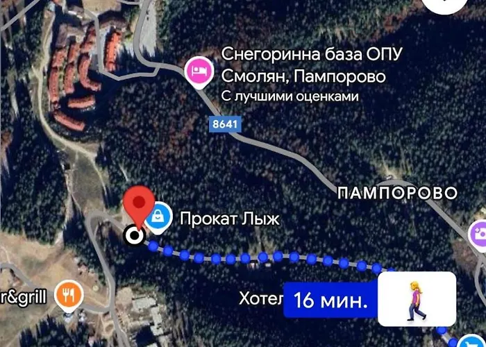 гранд ризорт с камином и видом на лес Apartmán Pamporovo